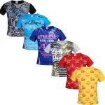 Boys Printed Pure Cotton Regular T Shirt