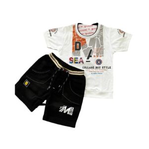 Kid's Cotton T-Shirt & Shorts Set