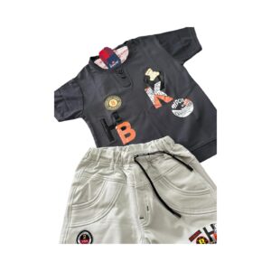 Kid's Cotton T-Shirt & Shorts Set