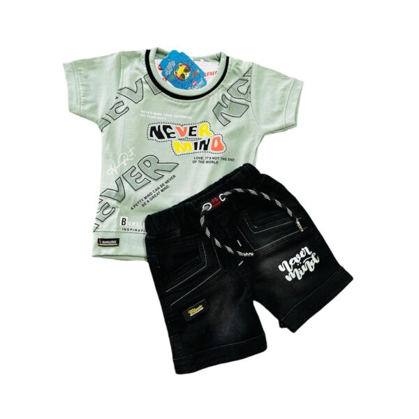 Kid's Cotton T-Shirt & Shorts Set