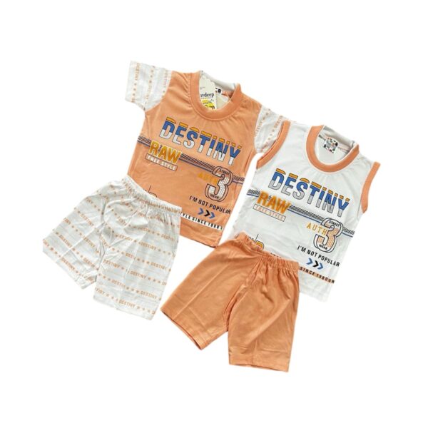 Kid's Cotton T-Shirt & Shorts Set