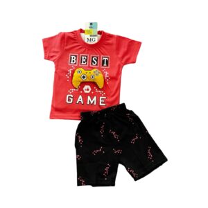 Kid's Cotton T-Shirt & Shorts Set