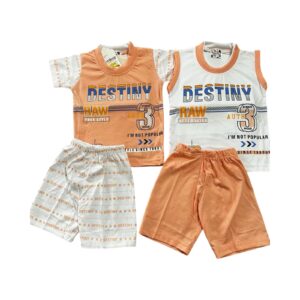 Kid's Cotton T-Shirt & Shorts Set