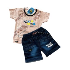 Kid's Cotton T-Shirt & Shorts Set