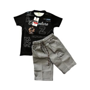 Kid's Cotton T-Shirt & Shorts Set