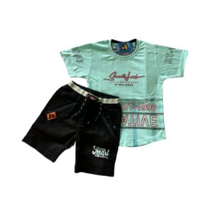 Kid's Cotton T-Shirt & Shorts Set