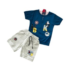 Kid's Cotton T-Shirt & Shorts Set