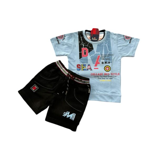 Kid's Cotton T-Shirt & Shorts Set