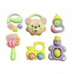 Non – Toxic Multi-Color Baby Rattles Toys Gift Set for Newborn Babies and Toddler